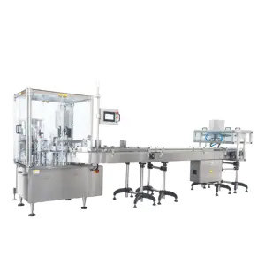 Enchimento totalmente automático tampando e etiquetando a máquina Linha de produção de vários reagentes bioquímicos