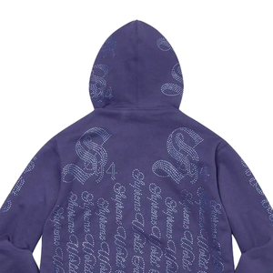Meilleures ventes : Nouveauté Hiver 2026 – Sweats à capuche zippés intégraux en polaire épaisse pour hommes, à prix abordables, avec strass - Product Image 3