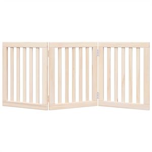 Parc pour animaux pliable en bois de peuplier, rectangulaire, style moderne, avec fermeture à pousser, pour intérieur - Product Image 6