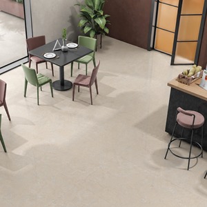 กระเบื้องพอร์ซเลนลายหินอ่อนสีเบจมาร์ฟิล ขนาด 600x1200 มม. หนา 8 มม. ผิวเงา สำหรับตกแต่งพื้นและผนังในวิลล่า ห้างสรรพสินค้า ให้ความรู้สึกหรูหรา - Product Image 1