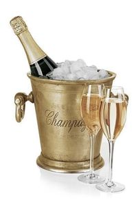 Luxury hosting accessory stylish champagne tub ice filled wine bucket rustic chic <b>bar</b> ware metallic beverage bucket elegant part - Product Image 4
