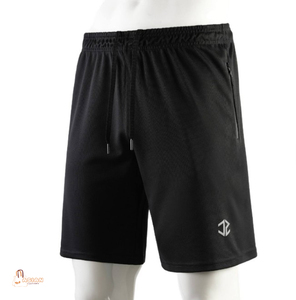 Shorts de sport tricotés unis pour hommes, transfrontaliers, été, ODM, mode décontractée, séchage rapide, pour activités sportives en extérieur, football, basketball - Product Image 1