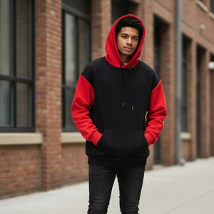 Sudaderas y Hoodies de Algodón Estampados de Tallas Grandes para Hombre, Diseño Sólido de Punto de Algodón con Forro para Hermandades - Product Image 6