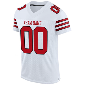 เสื้อฟุตบอลอเมริกัน100% ผ้าโพลีเอสเตอร์แห้งเร็วเสื้ออเมริกันฟุตบอลแบบใหม่มีสไตล์ - Product Image 6