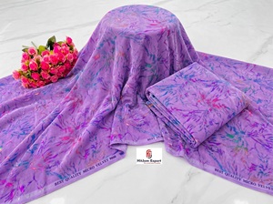Soft Multicolor Foil Printed Velvet Fabric Premium Garments Dresses Kaftans Fashion Wear Home Textile OEM - Product Image 6