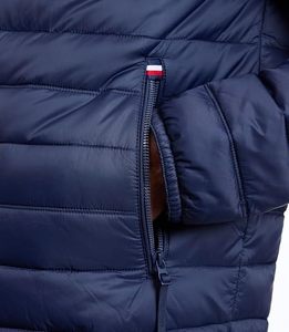 Veste matelassée à capuche pour homme, unie, décontractée, imperméable, coupe-vent, avec fermeture éclair sur le devant, ultra-rembourrée, 6XL XS - Product Image 6