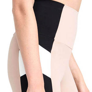 Mid Waist Full Length Solid Casual Women's <b>Leggings</b> Stretch Knitted Polyester/<b>Nylon</b> Breathable Quick Dry Eco-Friendly All - Product Image 3