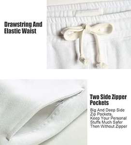 Pantalones Cortos Deportivos Casuales para Hombre, 100% Algodón, Felpa, Logotipo Personalizado, Transpirables, de Secado Rápido, Cintura Elástica, para Gimnasio y Entrenamiento - Product Image 4