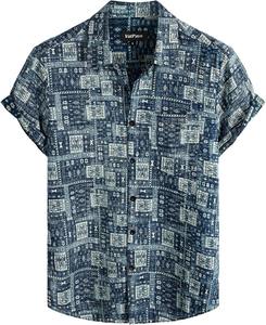 Camisa suave de manga corta para hombre, con estampado floral tropical, informal, para playa, con botones, de verano, vibrante y colorida, camiseta de verano para hombre - Product Image 3