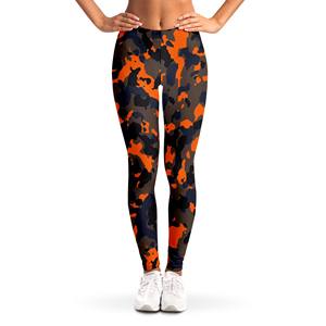 Leggings personnalisables pour femmes, sublimation, logo AND1, multicolores, respirants, durables, longueur genou, service OEM marque privée - Product Image 4