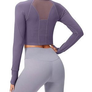 Camisetas Deportivas de Manga Larga sin Costuras para Mujer, de Secado Rápido, Ecológicas, para Atletismo, Fitness, Running, Yoga y Entrenamiento - Product Image 3