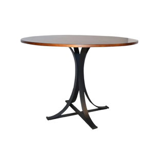 Table à manger ronde avec pieds en métal Meubles de salle à manger Designs de qualité supérieure au meilleur prix du centre de Java en Indonésie - Product Image 3