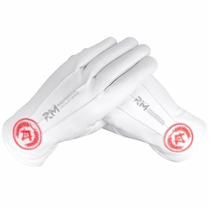 RMI High Quality Cotton Masonic <b>Gloves</b> <b>Moisturizer</b> Comfortable Fit Fine Stitching Classic Formal Appearance Ritual Wear - Product Image 1