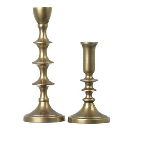 New Trending Antique <b>Candlestick</b> <b>Holder</b> Indoor And Outdoor Home Decoration Metal Aluminum Pillar For Weddings & Party - Product Image 2