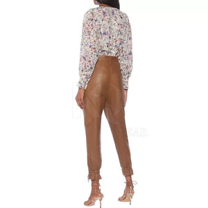 Pantalones de Cuero Premium para Mujer, Cintura Media, Corte Regular, Elásticos, Transpirables, Ecológicos, Diseñados para el Invierno, Estilo Urbano Informal - Product Image 3