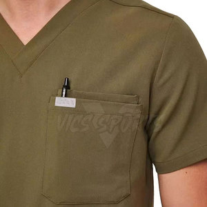 Doctor <b>Uniform</b> <b>Scrub</b> Suit Smooth Fabric <b>Scrub</b> Suit Breathable <b>Scrub</b> Suit Comfortable Daily Wear - Product Image 6