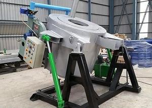 Four de fusion d'aluminium à gaz à technologie hybride 100 kg avec moteur de pompe et contrôle PLC pour usage industriel et respectueux de l'environnement - Product Image 2