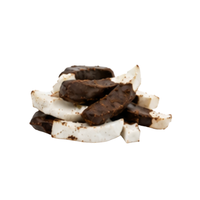 Chocolade bedekte kokosnootplakjes Gezonde zoete snack Vietnam export leverancier