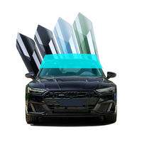 Film céramique nano haute isolation, super noir, pour pare-brise latéral de voiture, film automobile, film réfléchissant en titane 3mil, vente chaude