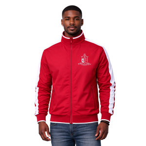 Chaqueta Deportiva con Escudo de Kappa Alpha Psi, Ropa de Fraternidad Griega con Ajuste Atlético, Comodidad Premium y Diseño Icónico - Product Image 1