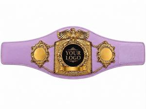 Ceinture de championnat de boxe personnalisée en cuir, ceinture de championnat de arts martiaux en cuir, ceinture de championnat unisexe - Product Image 3