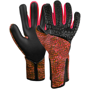 Gants de gardien de but en cuir professionnels unisexes, isolés thermiquement, avec sangle de poignet réglable, protection antidérapante des doigts - Product Image 6