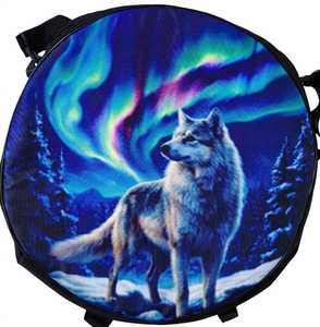 Sublimation Shaman <b>Drum</b> Bag | Cordura Fabric, Adjustable Strap | Handcrafted <b>Drum</b> Bags 8" to 24" - Product Image 5