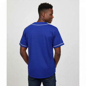Maillot de baseball personnalisé sublimé respirant à manches courtes en polyester, service OEM, impression de nom personnalisée, modèle 2026, vente en gros - Product Image 2