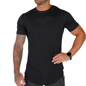 Hommes 100% coton respirant séchage rapide Fitness T-Shirt décontracté Gym entraînement musculation manches courtes imprimé vêtements de sport d'été - Product Image 5