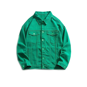 Chaqueta Vaquera Casual de Alta Calidad para Hombre, Venta al por Mayor de Fábrica, Diseño Personalizado con Botones Decorativos, Técnica Lavada, Ligera para Invierno - Product Image 1