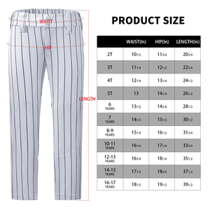 Pantalones de Béisbol de Corte Ajustado, Diseño Nuevo, Fabricación en Fábrica, Servicio OEM para Equipos de Béisbol, Pantalones de Béisbol Personalizados con Franjas - Product Image 3