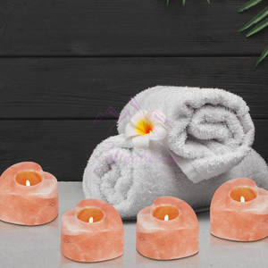 Lampe en sel de l'Himalaya 100% pur, porte-bougie, lampe en sel, meilleur matériau, porte-bougie sur mesure, lampe en sel - Product Image 3