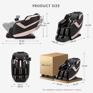 Sillas de Masaje de Cuerpo Completo, Sillas Reclinables de Masaje con Detección Inteligente de Salud, Sillas de Masaje con Calor y Gravedad Cero - Product Image 2