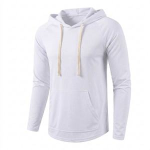 Wholesale Hoodies 100% Cotton 300g drawstring with custom logo Screen Printing Men’s Casual Streetwear <b>Athletic</b> Sweatshirts - Product Image 3