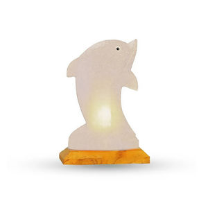 Lampe de sel de l'Himalaya de qualité supérieure avec base en bois, design haut de gamme, chargeur USB, artisanat naturel, décoration pour la maison et la chambre. - Product Image 3