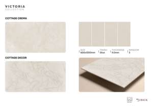 กระเบื้องพอร์ซเลนพื้นผิวหรูหรา ขนาด 600x1200 มม. กระเบื้องปูพื้นและผนังขนาดใหญ่ สำหรับห้องนั่งเล่น ห้องครัว และตกแต่งภายในสำนักงาน - Product Image 5