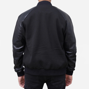 New Style Custom New <b>Men's</b> Basic Wool <b>Letter</b> <b>Man</b> Baseball Varsity <b>Jacket</b> Bomber Outwear Baseball Letterman Varisty <b>Jacket</b> - Product Image 2