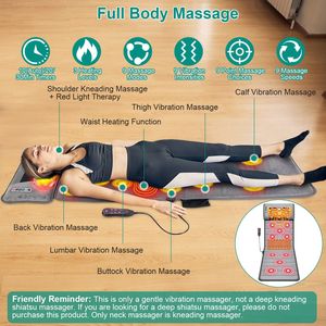 Tappetino Massaggiante Elettrico Multifunzionale Riscaldato per Tutto il Corpo con 10 Testine Massaggianti per il Collo - Product Image 3