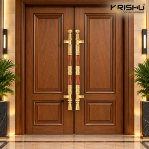 Manija de Puerta Principal de Latón VELVORA, Estilo Moderno, Herraje para Puerta de Entrada - Product Image 4
