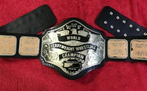 Cinturón de Campeonato Mundial de Peso Pesado Personalizado con Placa de Identificación de Latón de 2 mm, Cinturón de Lucha Libre - Product Image 3