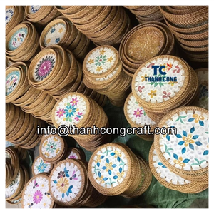 Fabricant OEM – Plateau en rotin nacre – Choix décoratif durable – Plateau en rotin nacre écologique – Vietnam - Product Image 5