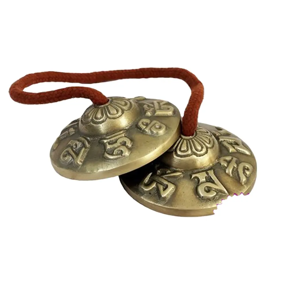 Tinsha sino meditação manjeera cimbais feitos de bronze