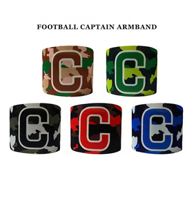 Brassards de Capitaine de Football Personnalisables Réutilisables en Gros de Qualité Supérieure – Brassards Élastiques Ajustables en Gros - Product Image 4