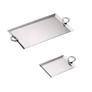 Bandeja de Servicio Moderna de Metal, Plato Decorativo para Cocina, Vajilla para Restaurantes, Cafés, Hoteles, Fiestas y Cenas Formales - Product Image 3
