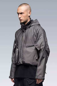 Chaqueta Táctica Techwear para Hombre, Impermeable, Multibolsillos, Cortavientos, Estilo Urbano, Cyberpunk, Cargo, Bomber - Product Image 4