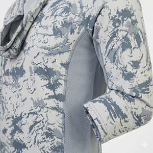 Chemise de pêche à capuche unisexe pour adultes, protection solaire UPF 50+, manches longues, respirante, séchage rapide, performance, sweat-shirt d'extérieur, logo personnalisé - Product Image 4