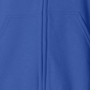 Sudadera con capucha pesada de forro polar con cremallera completa Sigma Gamma Rho, azul, con 3 letras, para mujer, informal, ropa universitaria griega, personalizada - Product Image 4