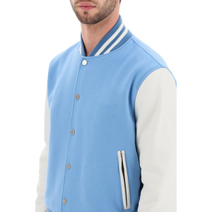 Chaqueta de invierno estilo varsity para hombre, ropa exterior simple y duradera para la temporada de invierno que ofrece un estilo elegante y un interior suave. - Product Image 4