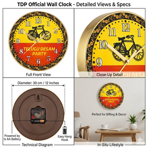 Leader Trend Premium Personalized Digital Printing Clock-Promotional Office Product <b>Gift</b> <b>Box</b> Packaging for Mother's Father's Day - Product Image 2