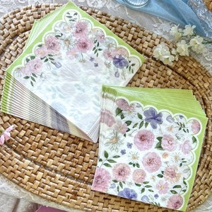 Soft Virgin Wood Pulp 3 Ply Absorbent 8 <b>Fold</b> High Quality Disposable <b>Table</b> Napkins for Easter Christmas Thanksgiving & Halloween - Product Image 3